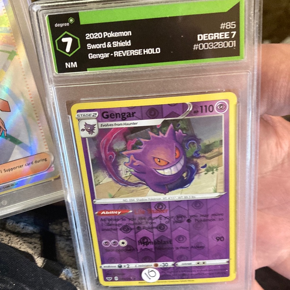Graded  Pokémon card by degree grading